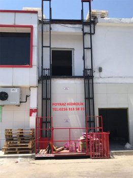 Çift pistonlu yük platformu